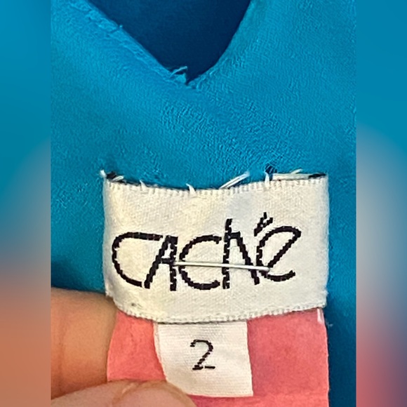 Caché Beautiful Blue Silk Evening Gown Size Woman’s 2 - Picture 8 of 10